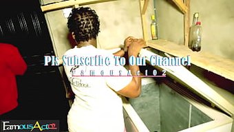 Büyük Göğüslü Ve Büyük Popolu Bebek, Arkadan Büyük Bir Yarak Alıyor