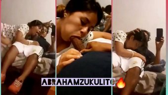 Genç Latin Öğrenci, Yurtta Partnerine Oral Zevk Veriyor