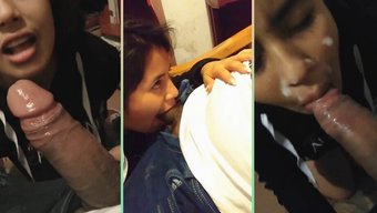 Genç Bir Kız Kardeş Kardeş Denizaşırı Ülkelerden Geliyor Ve Ingilizceyi Sakso Çekerek Öğreniyor