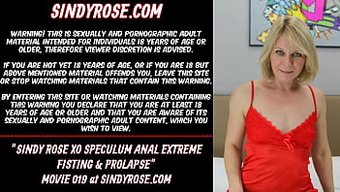 Sindy Rose Xo'Nun Aşırı Spekulum Anal Oyunu Ve Prolapsı