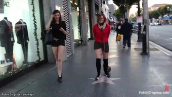 Jodie Taylor'In Hollywood Bulvarı'Ndaki Hardcore Açık Hava Macerası.