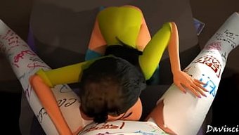 Anime Kızın Ağzı Penisle Dolu