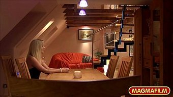 Mia Magma, Sarışın Güzelliği Ve Iyi Donanımlı Erkeğiyle Duygusal Bir Alman Üçlüsünde