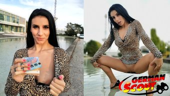 Genç Alman Kız Nelly Kent, Bir Otoparkta Bir Adamla Tanıştıktan Sonra Para Için Seks Yapıyor