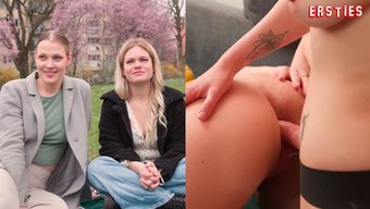 Nina C Ve Emma K Ile Ilk Kez Anal Eğlence, Strapon Ile.