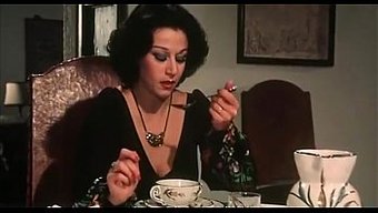 Retro Irklararası Akşam Yemeği, Vahşi Lezbiyen Ve Sert Orgiye Dönüşüyor