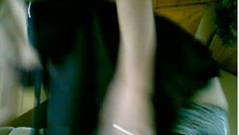 Çoraplı Yaşlı Güzellik Web Kamerasında