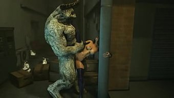 Süper Kahramanlar 3d'De Canavar Yaratıklardan Sert Anal Ve Fisting Alıyorlar