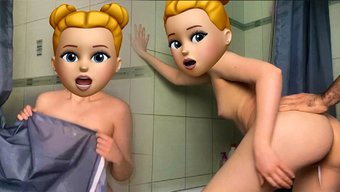 Avrupalı Üvey Kardeş Samimi Duş Anlarıyla Karşılaşıyor