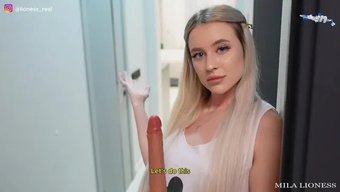 Rus Güzeli Mila Lioness, Çeşitli Pozisyonlarda Büyük Bir Yarrağın Tadını Çıkarıyor