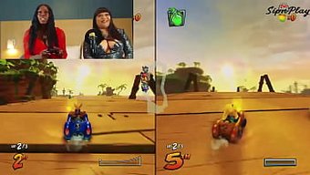 Ebony Mystique Ve Arkadaşlarıyla Çılgın Parti.