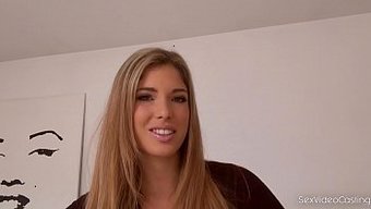 Doğal Güzellik Eva Parcker, Premium Casting Videosu Için Soyunuyor