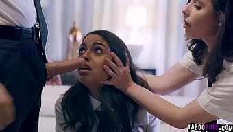 Casey Calvert'In Vienna Black Ve Justin Hunt Ile Ilk Cinsel Deneyimi, Yaramaz Bir Üçlüde