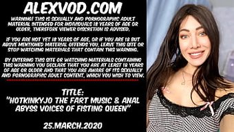 Fisting Kraliçesinin Aşırı Anal Ve Gape Sesleri Eklenmiş Müzikle
