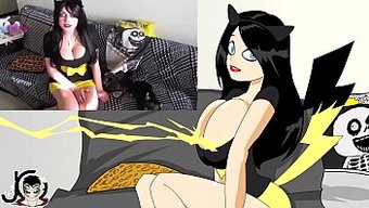 Bayan Hannah Minx Ve Jwow Büyük Varlıklarını Sergiliyorlar