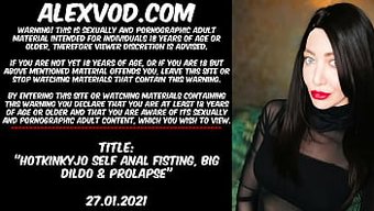 Hotkinkyjo Ile Sıcak Bir Solo Seans, Yoğun Anal Oyun Ve Prolapsayı Sergiliyor