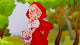 Kırmızı Başlıklı Küçük Kız, Ağacı Siken Sapık Herifi Azarladı Ve Ona Kadının Vücudunu Öğretti!