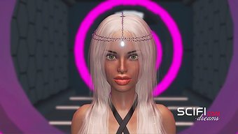 Lezbiyen Ve Shemale Çifti 3d Animasyonda Erotik Anal Oyunun Tadını Çıkarıyor