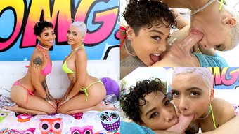 Aaliyah Hadid Ve Honey Gold, Hardcore Bir Videoda Devasa Şaftlarda Boğulurlar