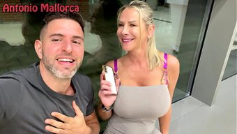 Yaşlı Amatör Milf, Genç Antonio Mallorca'Dan Büyük Bir Alet Anal Alıyor.
