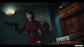 Kız, Her Deliğinden Devasa Bir Şeytan Aletiyle Sikerken